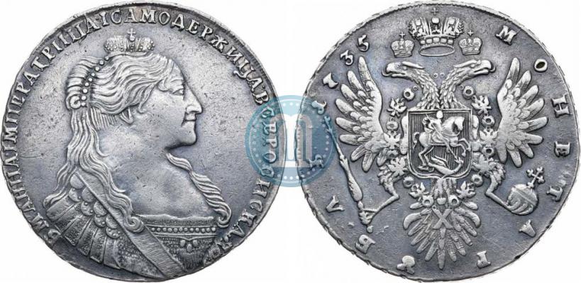 Picture 1 rouble 1735 year  