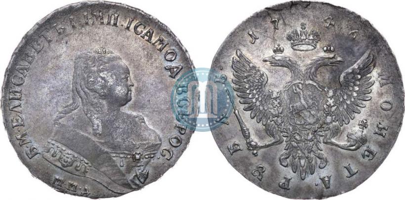 Picture 1 rouble 1746 year ММД 
