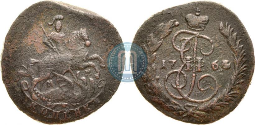 Фото 1 копейка 1764 года ММ 