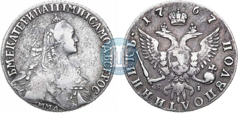 Фото Полуполтинник 1767 года ММД-EI 