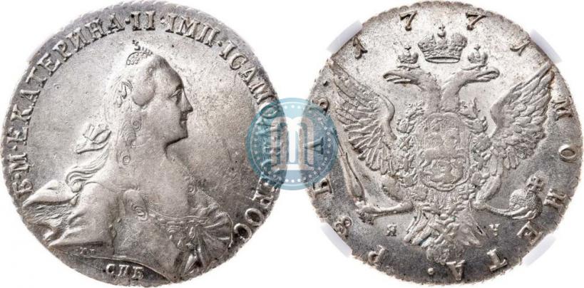 Picture 1 rouble 1771 year СПБ-ЯЧ 