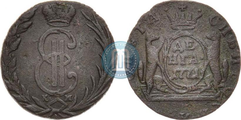 Picture 1 kopeck 1771 year КМ 