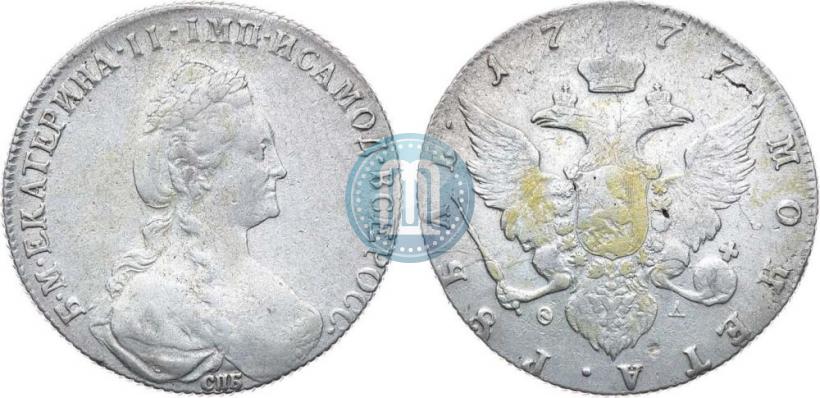 Picture 1 rouble 1777 year СПБ-ФЛ 