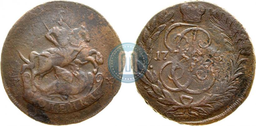 Picture 1 kopeck 1788 year ММ 