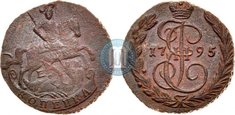 Фото 1 копейка 1795 года ЕМ 