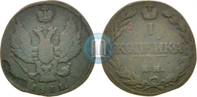 Picture 1 kopeck 1811 year КМ-ПБ 