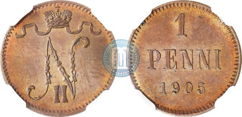 Picture 1 penni 1905 year  