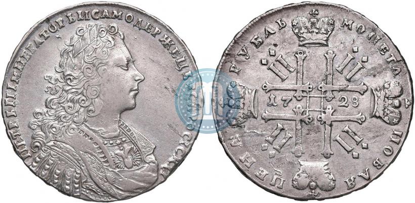Picture 1 rouble 1728 year  "Type of 1728"