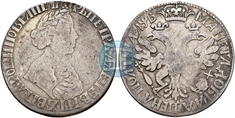 Picture Poltina 1702 year  "Narrow portrait"