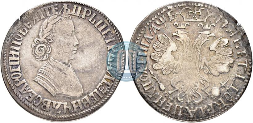 Picture Poltina 1705 year  "Portrait by F. Alekseev"