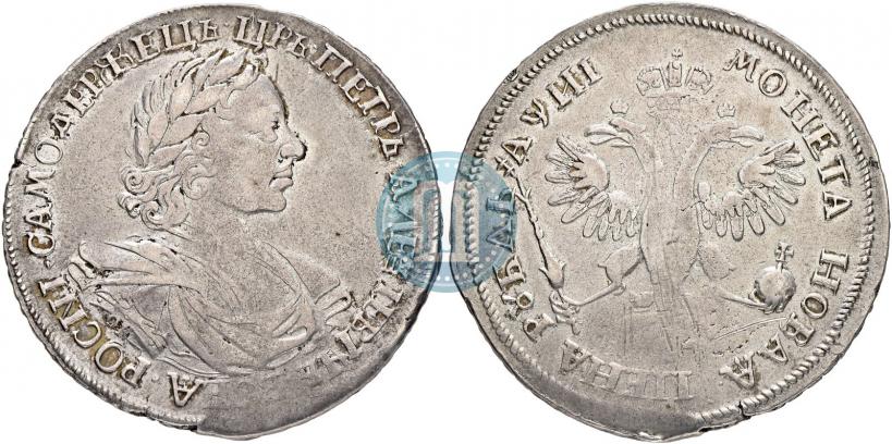 Фото 1 рубль 1718 года OK-L 