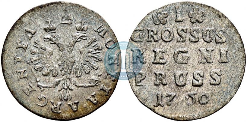 Фото 1 грош 1760 года  