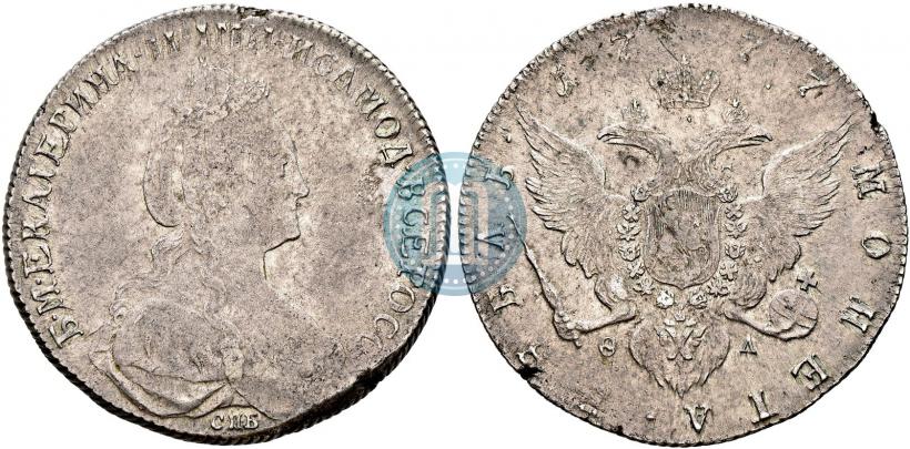 Picture 1 rouble 1777 year СПБ-ФЛ 