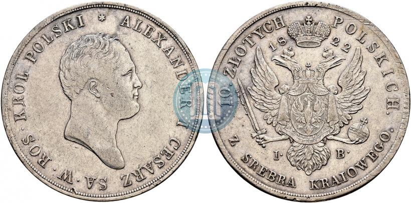 Picture 10 złotych 1822 year IB 