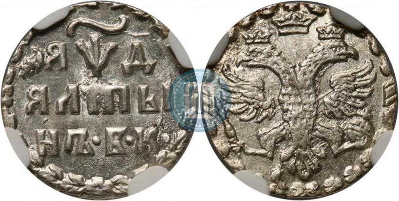 Фото Алтын 1704 года БК 