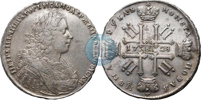 Picture 1 rouble 1728 year  "Type of 1728"