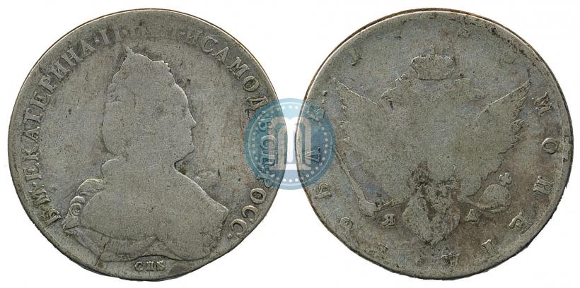 Picture 1 rouble 1786 year СПБ-ЯА 