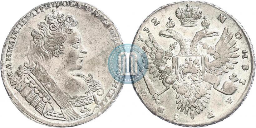 Picture 1 rouble 1732 year  