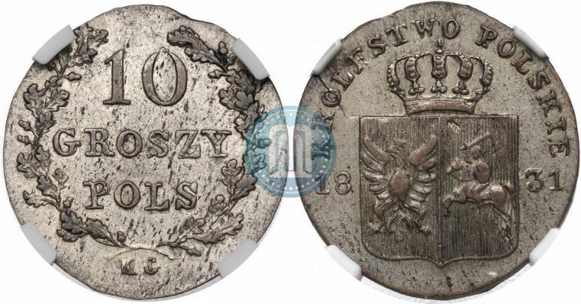 Picture 10 groszy 1831 year KG "Polish uprising"