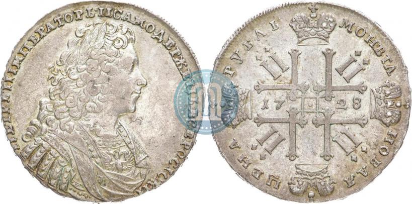 Picture 1 rouble 1728 year  "Type of 1728"
