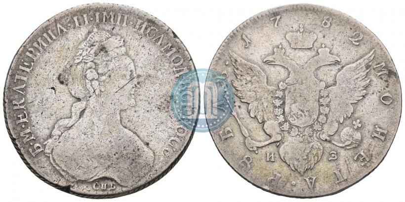 Picture 1 rouble 1782 year СПБ-ИЗ 