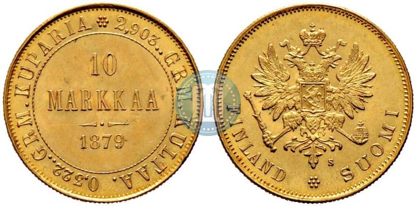 Picture 10 markkaa 1879 year S 