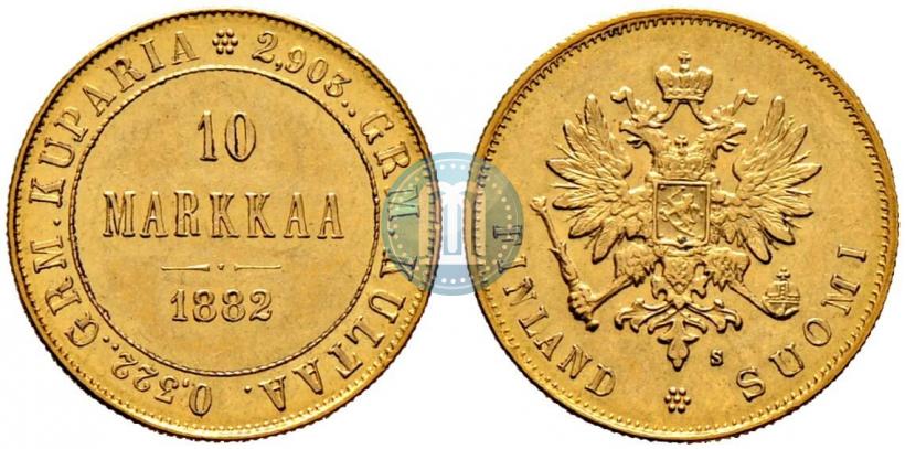 Фото 10 марок 1882 года S 