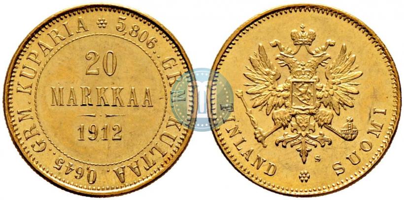Picture 20 markkaa 1912 year S 