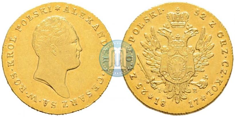 Picture 25 złotych 1817 year IB 