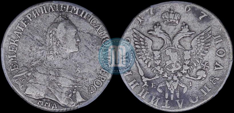 Фото Полуполтинник 1767 года ММД-EI 