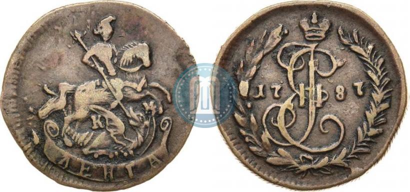 Фото Денга 1787 года КМ 
