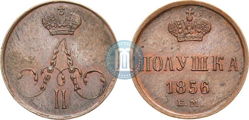 Picture Polushka 1856 year ЕМ 