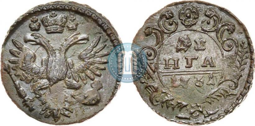 Фото Денга 1731 года  