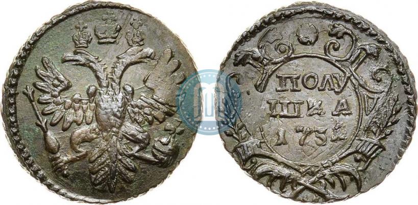Picture Polushka 1731 year  