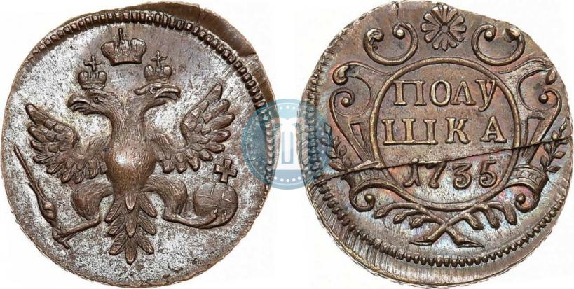 Picture Polushka 1735 year  