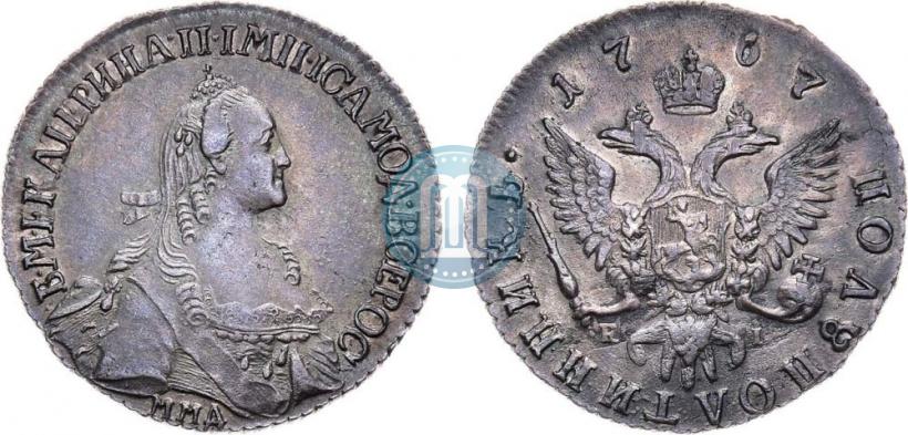 Фото Полуполтинник 1767 года ММД-EI 