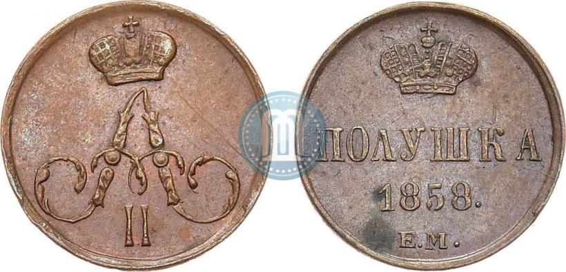 Picture Polushka 1858 year ЕМ 