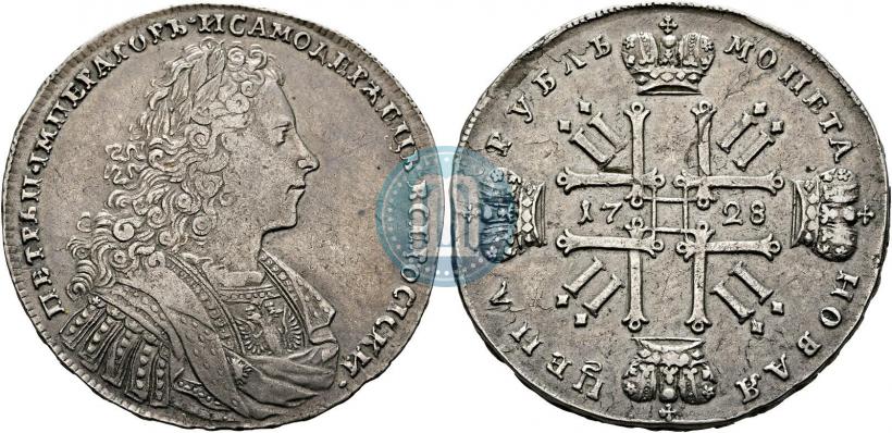 Picture 1 rouble 1728 year  "Type of 1728"