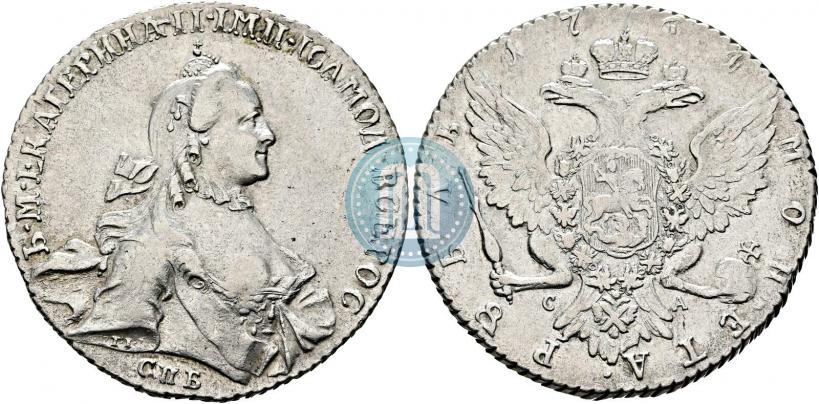 Picture 1 rouble 1764 year СПБ-СА 