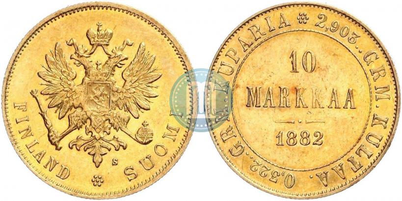 Фото 10 марок 1882 года S 