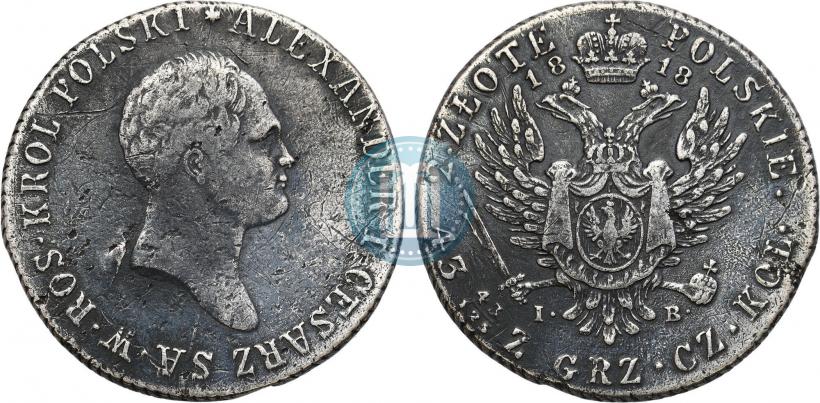 Picture 2 złote 1818 year IB 