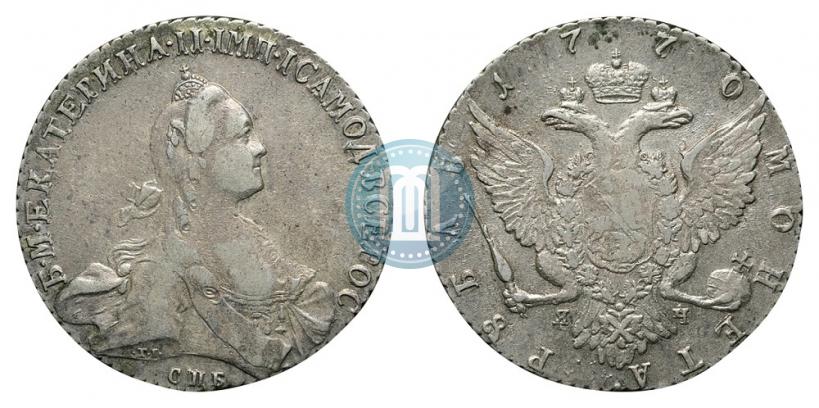 Picture 1 rouble 1770 year СПБ-ЯЧ 