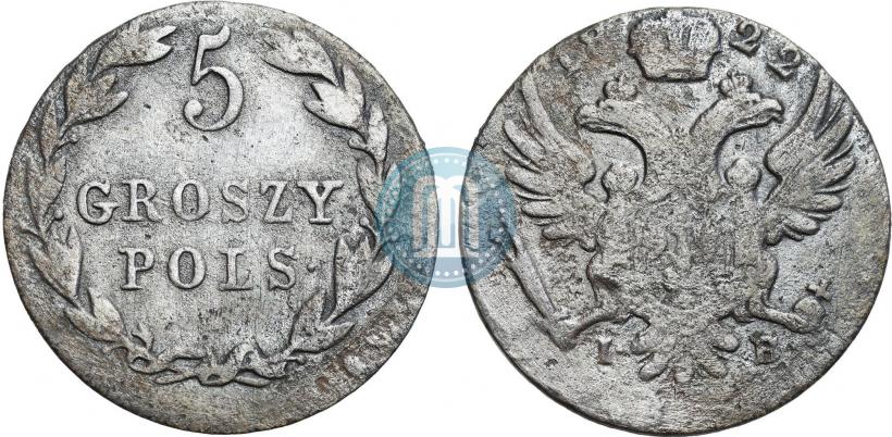 Picture 5 groszy 1822 year IB 