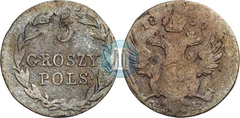 Picture 5 groszy 1830 year FH 