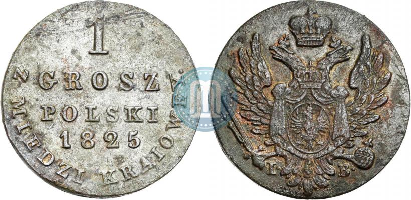 Фото 1 грош 1822 года IB "Z MIEDZI KRAIOWEY"