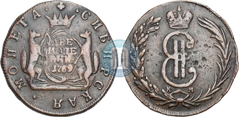 Picture 2 kopecks 1769 year КМ 