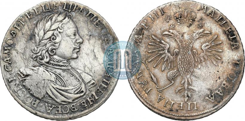 Picture 1 rouble 1718 year OK-L 