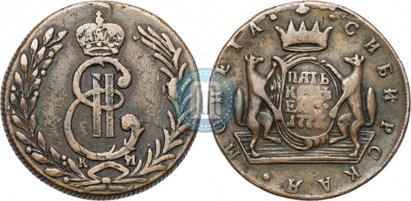 Picture 10 kopecks 1780 year КМ 