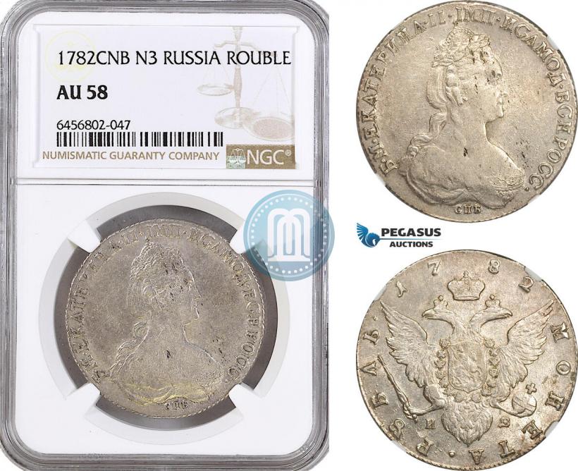 Picture 1 rouble 1782 year СПБ-ИЗ 