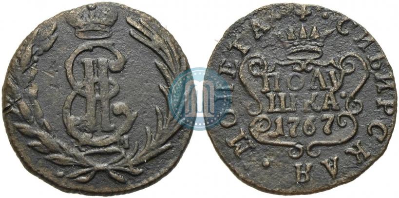 Фото Полушка 1767 года КМ 
